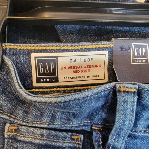 ❤️GAP Women Jean 24/00R Universal Jegging Mid Rise Stretch Skinny Super Stretch - Picture 4 of 6
